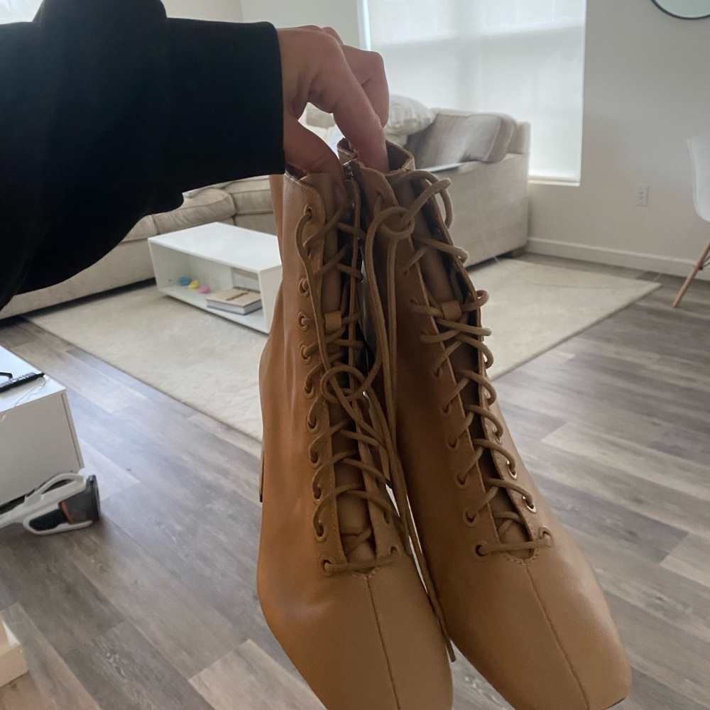 Zara Tan Booties